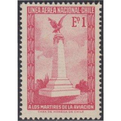 Chile A- 227 1965 Monumento a los Mártires de la Aviación MNH
