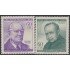 Chile A- 223/24 1965 Enrique Molina y Monseñor Carlos Casanueva MNH