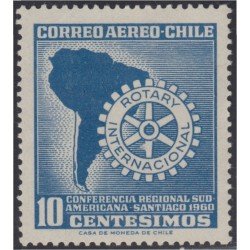 Chile A- 202 1960 Conferencia sudamericana de Rotary International MNH Chile A- 202 1960 Conferencia sudamericana de Rotary International MNH