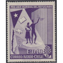 Chile A- 199 1960 Año Mundial del Refugiado MH Chile A- 199 1960 Año Mundial del Refugiado MH