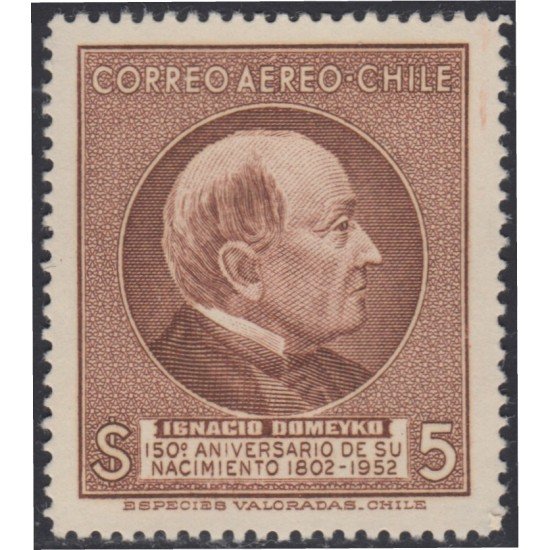 Chile A- 158 1954 Ignacio Domeyko MH Chile A- 158 1954 Ignacio Domeyko MH