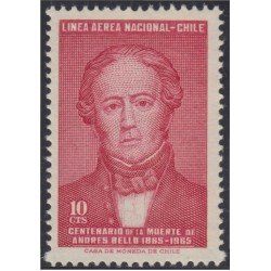 Chile A- 228 1965 Poeta Andrés Bello MH