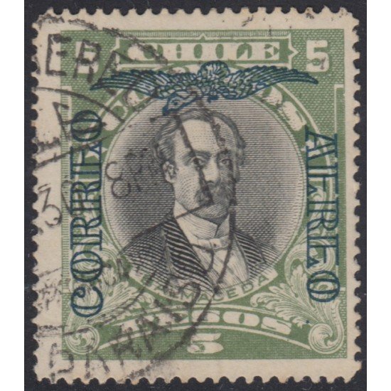 Chile A- 10 1928/32 Centenario de la batalla de Maipo Balmaceda usado Chile A- 10 1928/32 Centenario de la batalla de Maipo Balmaceda usado