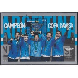 Argentina HB 155 2017 Argentina Campeón de la Copa Davis MNH