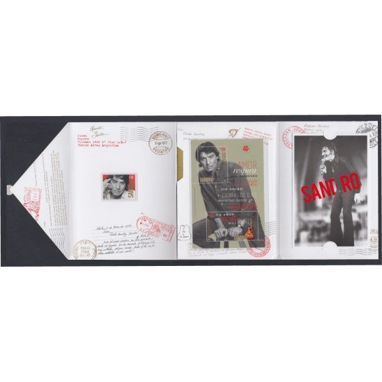 Argentina HB 156 2017 Roberto Sánchez Sandro MNH Carnet Argentina HB 156 2017 Roberto Sánchez Sandro MNH Carnet