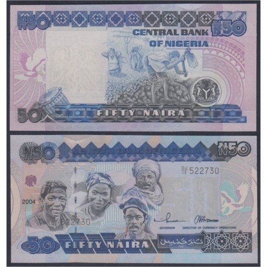 Nigeria 50 naira 1991 billete banknote sin circular