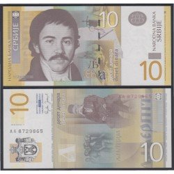 Serbia 10 dinares 2006 Billete Banknote Sin Circular Serbia 10 dinares 2006 Billete Banknote Sin Circular