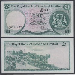 Escocia 1 pound 1981 Billete Banknote Sin Circular Escocia 1 pound 1981 Billete Banknote Sin Circular