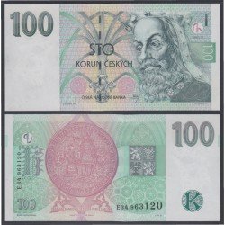 Checoslovaquia 100 Korun 1993 Billete Banknote Sin Circular Checoslovaquia 100 Korun 1993 Billete Banknote Sin Circular