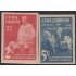 Cuba 260a /61a 1940 Calixto García Lugarteniente sin dentar MNH