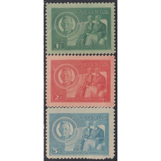 Cuba 297AC 1947 Antonio Oms Sarret Retiro de Comunicaciones MH Cuba 297AC 1947 Antonio Oms Sarret Retiro de Comunicaciones MH