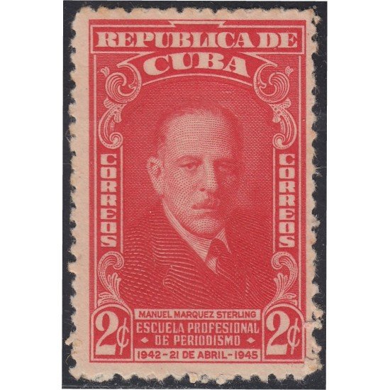 Cuba 295 1945 Manuel Márquez Sterling MNH Cuba 295 1945 Manuel Márquez Sterling MNH