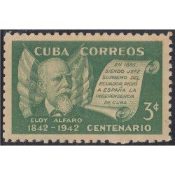 Cuba 276 1943 Eloy Alfaro MNH Cuba 276 1943 Eloy Alfaro MNH