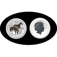 Australia 1 OZ onza 2014 Caballo Horse 1$ Dorada Plata Ag Australia 1 OZ onza 2014 Caballo Horse 1$ Dorada Plata Ag