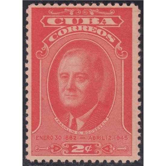 Cuba 298 1947 Franklin D. Roosevelt MH Cuba 298 1947 Franklin D. Roosevelt MH