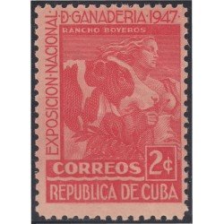 Cuba 297 1947 Exposición Nacional de Ganadería MH