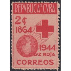 Cuba 296 1945 Cruz Roja MH