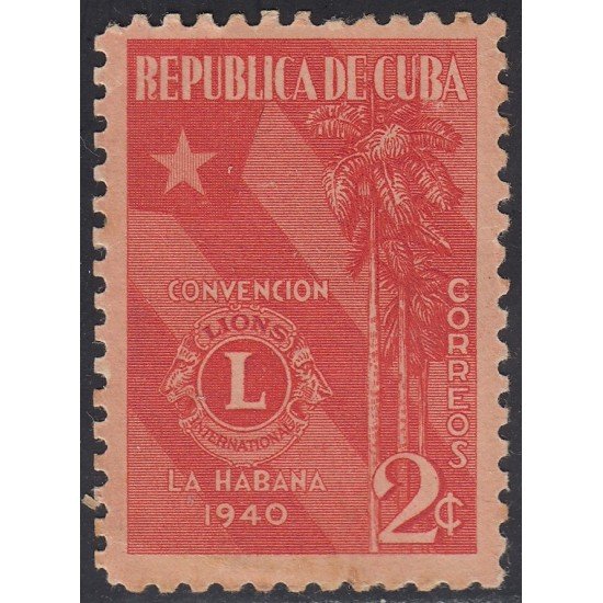 Cuba 263 1940 Lions International Convención en La Habana Sin Goma Sobras Cuba 263 1940 Lions International Convención en La Habana Sin Goma Sobras