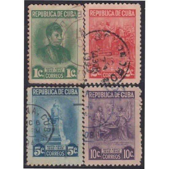 Cuba 299/02 1947 Marta Abreu usados Cuba 299/02 1947 Marta Abreu usados