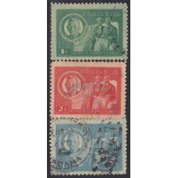 Cuba 297AC 1947 Antonio Oms Sarret Retiro de Comunicaciones usados