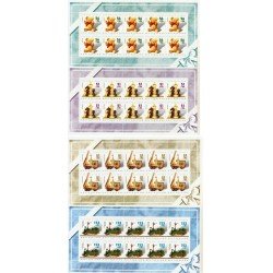AJZ2 Alemania Germany Nº 2088/92 Mini hojita 2002 MNH AJZ2 Alemania Germany Nº 2088/92 Mini hojita 2002 MNH