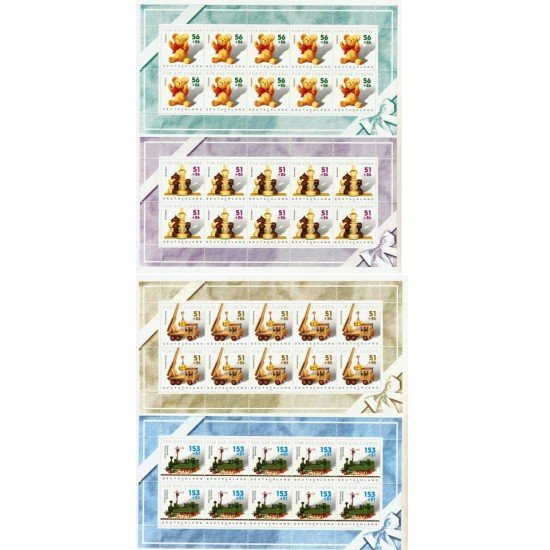 AJZ2  Alemania Germany  Nº 2088/92 Mini hojita  2002   MNH