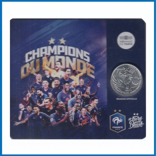 Francia France 2018 Cartera Oficial Blister 10 € euros conm. Campeones del Mundo Fútbol Francia France 2018 Cartera Oficial Blister 10 € euros conm. Campeones del Mundo Fútbol