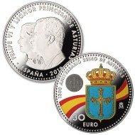 España Spain 2018  30 Euros 30€ Leonor y Felipe VI 