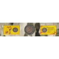 Catalunya Cartera moneda 2 Euros en prueba 2018 Llaç Groc Referèndum 1-O