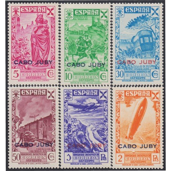 Cabo Juby Beneficencia 12/17 1943 Asociación benéfica de Orparato MNH