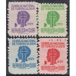 Cuba Beneficencia 20/23 1954 Consejo nacional de tuberculosis para la infancia MNH Cuba Beneficencia 20/23 1954 Consejo nacional de tuberculosis para la infancia MNH