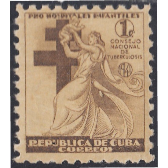 Cuba Beneficencia 4 1941 Consejo nacional de tuberculosis para la infancia MNH Cuba Beneficencia 4 1941 Consejo nacional de tuberculosis para la infancia MNH