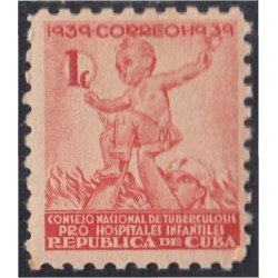 Cuba Beneficencia 2 1939 Consejo nacional de tuberculosis para la infancia MH Cuba Beneficencia 2 1939 Consejo nacional de tuberculosis para la infancia MH