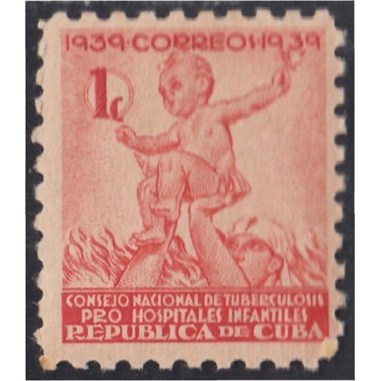 Cuba Beneficencia 2 1939 Consejo nacional de tuberculosis para la infancia MH Cuba Beneficencia 2 1939 Consejo nacional de tuberculosis para la infancia MH