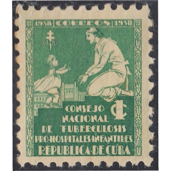 Cuba Beneficencia 1 1938 Consejo nacional de tuberculosis para la infancia MH Cuba Beneficencia 1 1938 Consejo nacional de tuberculosis para la infancia MH