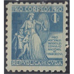 Cuba Beneficencia 3 1940 Consejo nacional de tuberculosis para la infancia Sin goma Cuba Beneficencia 3 1940 Consejo nacional de tuberculosis para la infancia Sin goma