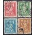 Cuba Beneficencia 28/31 1956 Consejo nacional de tuberculosis para la infancia usados