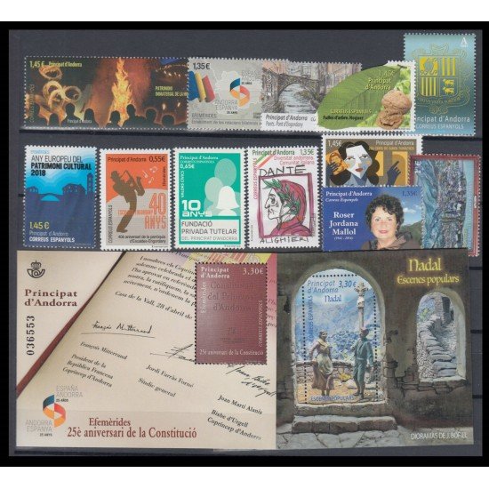 Andorra española Año completo Year complete 2018 Andorra española Año completo Year complete 2018