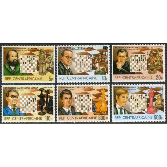 AJZ1Rep.Centroafricana  Nº 573/6 + A-280/1 907/12  1983  MNH