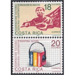 Costa Rica 501/02 1988 Cooperación Cultural Costa Rica - Liechtenstein MNH
