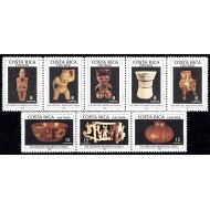 Costa Rica 480/87 1987 100 Años del Museo Nacional Artesanía MNH Costa Rica 480/87 1987 100 Años del Museo Nacional Artesanía MNH