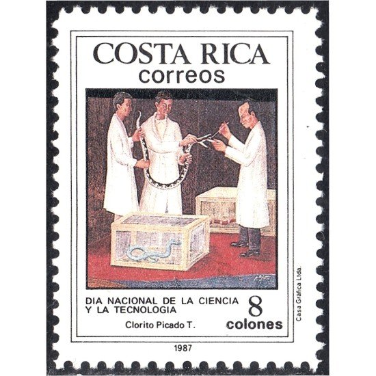 Costa Rica 479 1987 Día Nacional de la Ciencia y la Tecnología MNH