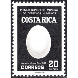 Costa Rica 359 1º Congreso Mundial de Derechos Humanos MNH