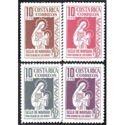 Costa Rica 313/16 1973 Sellos de navidad Pro Ciudad de los niños MNH
