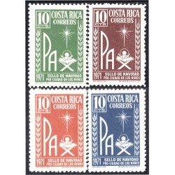 Costa Rica 305/08 1971 Sellos de navidad Pro Ciudad de los niños MNH