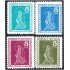 Costa Rica 282/85 1962 Sellos de navidad Pro Ciudad de los niños La Virgen de la Infancia MNH