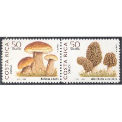 Costa Rica 648/49 1999 Flora Champiñones MNH