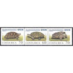 Costa Rica 646AC 1998 50 Aniversario UICN Tortugas Galápagos MNH
