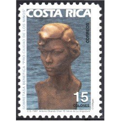Costa Rica 625 1997 Sello de navidad Pro Ciudad de los niños Pro tasa benéfica MNH