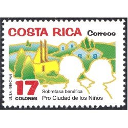 Costa Rica 658 1999 Sello de navidad Pro Ciudad de los niños Pro tasa benéfica MNH